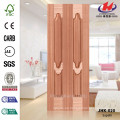 JHK-020 Diseño Raro Doble Puerta Ventana De Vidrio 2016 Sapele Ventana De Madera Proveedor Puerta Puerta Piel